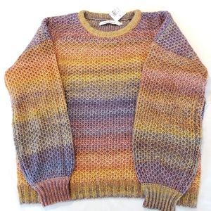 Stitches and Stripes Aries Rainbow sweater